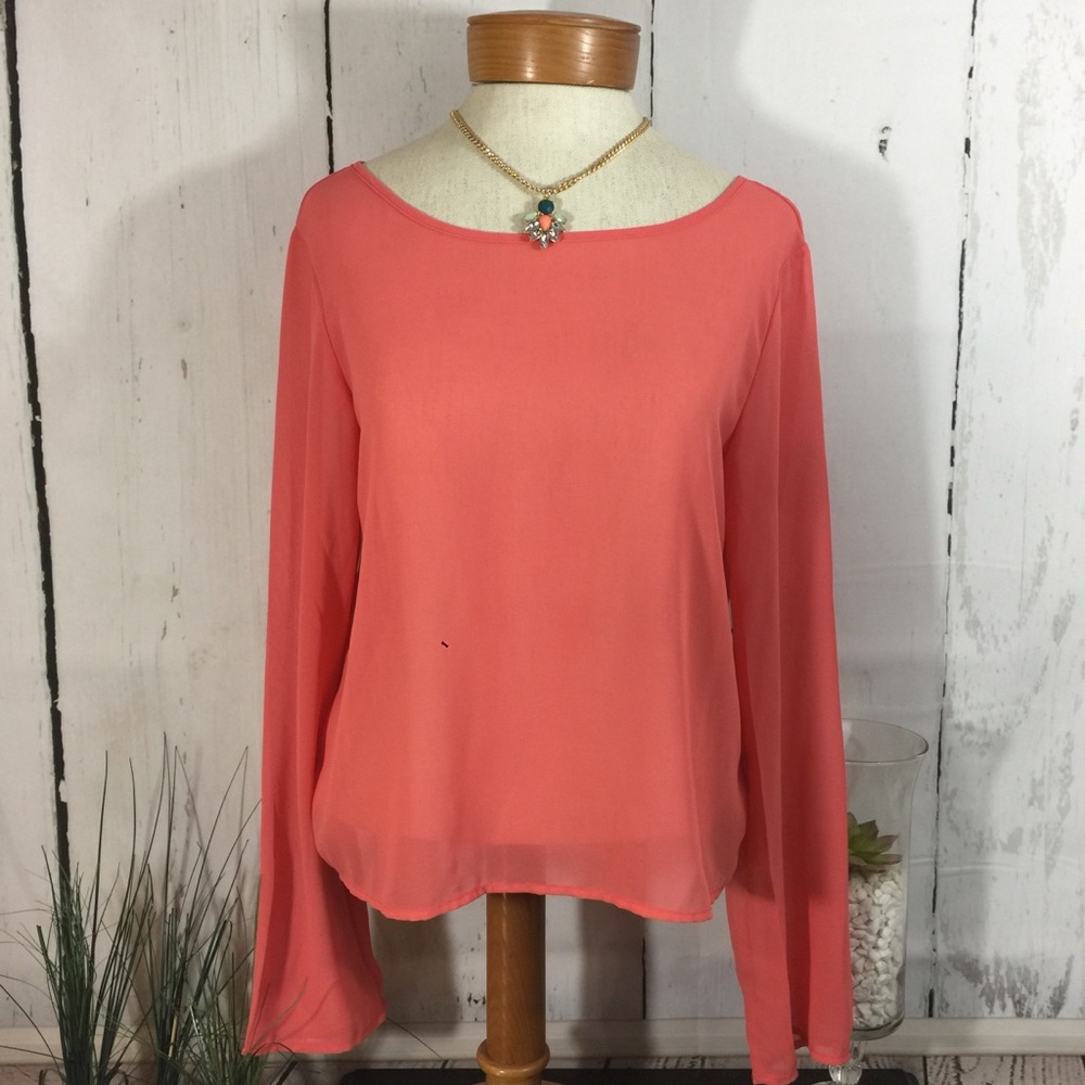 🌼4 for $20 Elodie Long Sleeves Top Pink